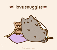 Fat Cat Snuggles GIF - Fat Cat Snuggles Cartoon GIFs