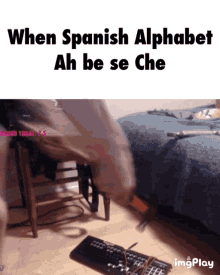 Funny Spanish GIF - Funny Spanish When Spanish Alphabet Ah Be Se Che GIFs