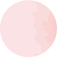 a pink circle with a white background is a pixel art illustration of the moon .