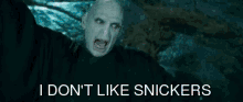 Harry Potter Snickers GIF - Harry Potter Snickers Voldemort GIFs