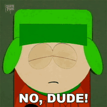 No Dude Kyle Broflovski GIF - No Dude Kyle Broflovski South Park GIFs