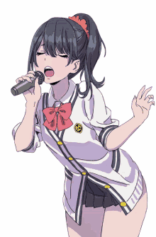 rikka takaranada anime singing anime sing