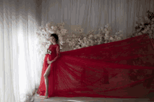 Red Dress GIF - Red Dress Flying GIFs