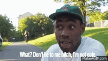 Tyler The Creator Dont Lie To Me GIF - Tyler The Creator Dont Lie To Me Im Not Cute GIFs