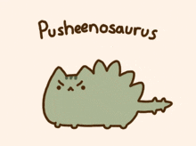 Pusheenosaurus Pusheen Dinosaur GIF - Pusheenosaurus Pusheen Pusheen Dinosaur GIFs
