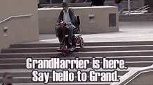 grand harrier grand harrier old man scooter