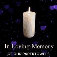 in loving memory rest in peace rip candle grief