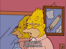 Homer Goodnight GIF - Homer Goodnight The Simpsons GIFs