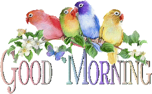 Good Morning Birds Sticker - Good Morning Birds Greetings Stickers