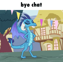 Mlp Ember Bye Chat GIF - Mlp Ember Bye Chat My Little Pony GIFs