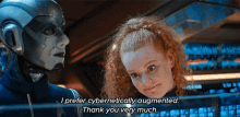 I Prefer Cybernetically Augmented Thank You Very Much Ensign Sylvia Tilly GIF - I Prefer Cybernetically Augmented Thank You Very Much Ensign Sylvia Tilly Airiam GIFs