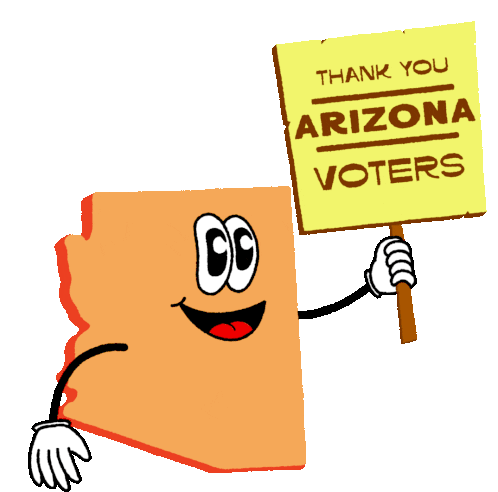 Vote Arizona Election Sticker - Vote Arizona Election Election Season Stickers