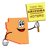Vote Arizona Election Sticker - Vote Arizona Election Election Season Stickers