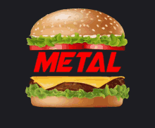 Metal Burger Discord GIF - Metal Burger Discord Metal Burga GIFs