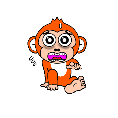 Monkey Animal Sticker - Monkey Animal Sad - Discover & Share GIFs