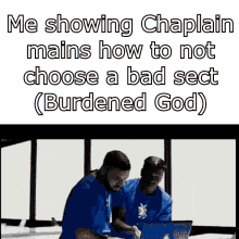 Fulpstation Chaplain GIF - Fulpstation Chaplain Burdened God GIFs