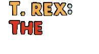 a logo for t. rex predator is shown on a white background