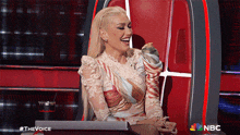 Laughing Gwen Stefani GIF - Laughing Gwen Stefani The Voice GIFs