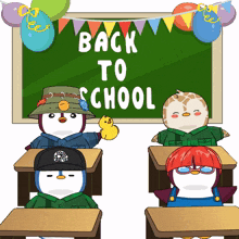 school welcome penguin back class