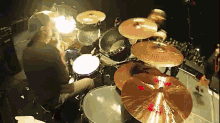 dave lombardo drums perform concert