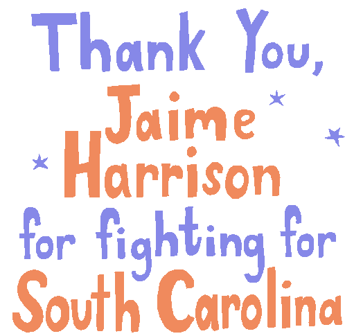 Jaime Harrison South Carolina Sticker