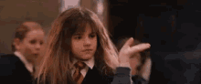 Hermione Smells It - Stinky GIF - Harry Potter Hermione Emma Watson GIFs