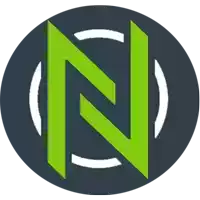 a green letter n is in a circle