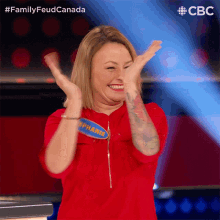 Clapping Family Feud Canada GIF - Clapping Family Feud Canada Delighted GIFs