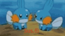 Sus Mudkip GIF - Sus Mudkip What The Hell Is Happening GIFs