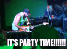 Guitarist Its Party Time GIF - Guitarist Its Party Time Dancing GIFs