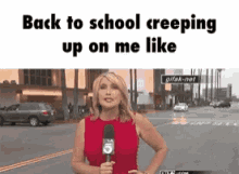 Back To School Back To College GIF - Back To School Back To College Creeping Up GIFs