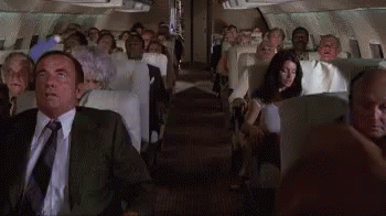 Airplane Movie GIF - Panicking Airplane Movie - Discover & Share GIFs