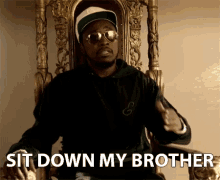 Sit Down My Brother Feel At Home GIF - Sit Down My Brother Feel At Home Si Down GIFs