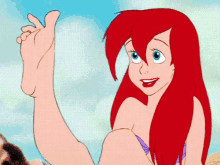 The Little Mermaid Ariel GIF - The Little Mermaid Ariel Foot GIFs