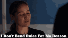 Station19 Andy Herrera GIF - Station19 Andy Herrera I Dont Bend Rules For No Reason GIFs