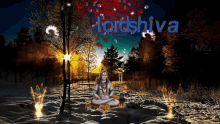 Lord Shiva Goodnight GIF - Lord Shiva Goodnight Fireworks GIFs