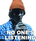No Ones Listening Justin Bieber Sticker - No Ones Listening Justin Bieber Lonely Song Stickers