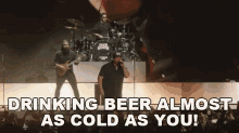 Drinking Beer Almost As Cold As You Luke Combs GIF - Drinking Beer Almost As Cold As You Luke Combs Stagecoach GIFs