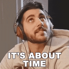 Its About Time Rudy Ayoub GIF - Its About Time Rudy Ayoub Time Has Come GIFs