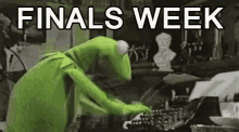 kermit typing study finals finals week