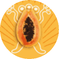 Papaya Sticker - Papaya Stickers
