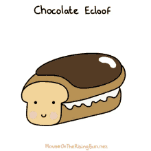 Chocolate Ecloof National Chocolate Eclair Day GIF - Chocolate Ecloof National Chocolate Eclair Day Chocolate Eclair GIFs