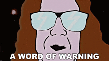 A Word Of Warning Bradley Hall GIF - A Word Of Warning Bradley Hall Beware GIFs