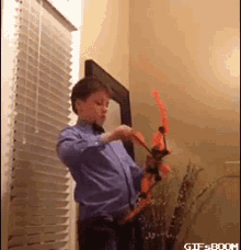 Toy Crossbow GIF - Ouch Fail GIFs