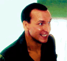 Doctor Who Christopher Eccelston GIF - Doctor Who Christopher Eccelston Smile GIFs