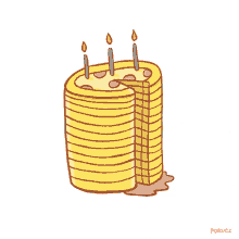 Pizza Birthday Porucz GIF - Pizza Birthday Porucz Candle GIFs