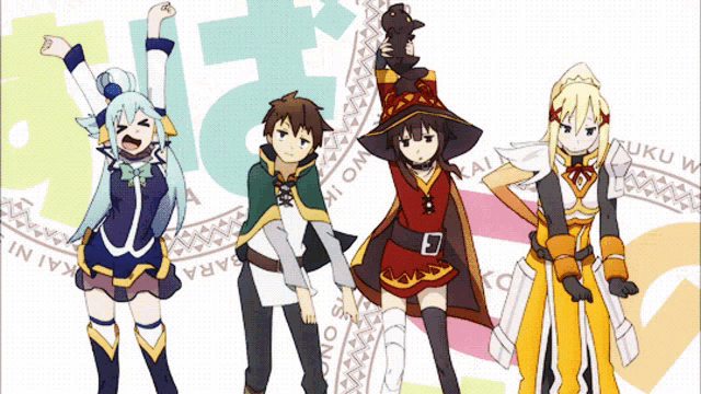 Konosuba Anime GIF - Konosuba Anime Darkness - Discover & Share GIFs