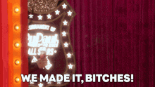 a sign for rupaul 's drag race all stars