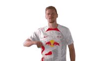 come here marcel halstenberg rb leipzig come closer get over here