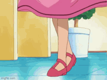 pokemon dawn pink dress anime